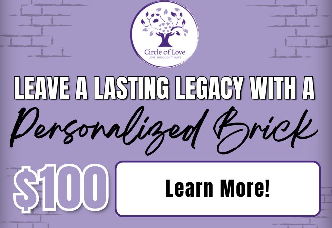 personalized brick in support of circle of love